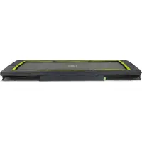 Exit Silhouette Sports Bodentrampolin rechteckig 214x305 cm zum Eingraben, für sportliches Springen im Garten, mit Bodenankern