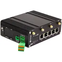Milesight IoT Industrial Cellular Router UR35-L04EU-G-P-W 3G 4G Wi-Fi PoE - Router - WLAN