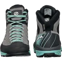 Scarpa Mescalito Mid GTX Midgray/Aqua 37 Damen Wanderschuhe