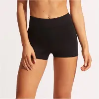 Seafolly - Women's Collective Boyleg - Bikini-Bottom Gr 40 schwarz