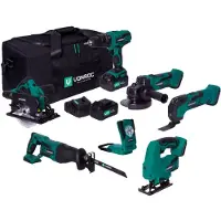 Vonroc Werkzeugsatz VPower 20V – 4.0Ah | Inkl. 2 Akku’s und Ladegerät