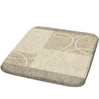 Meusch Badematte "Curly, Badvorleger, Badezimmer Teppich" Gr. 2, grau (taupe), H:20mm, Kunstfaser, Badematten, Badematte, Badteppich, modernes Design, waschbar