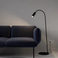 TOP LIGHT Neo! Floor LED-Stehleuchte dimmbar schwarz/schwarz