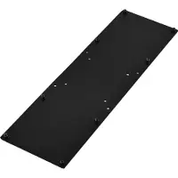 Silverstone MVA02, Geräteplatte, Schwarz, Stahl, 75 x 75,100 x 100 mm, 700 g, 115 mm