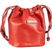 The bridge Aurora Leder-Beuteltasche 23cm Verbranntes Orange /Gold