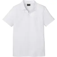 Bonprix Poloshirt bequeme Passform, reine Baumwolle, Umlegekragen und Brusttasche