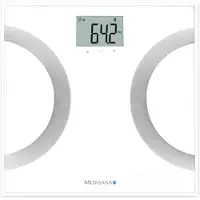 Medisana BS 445 Connect, Elektronische Personenwaage, 180 kg, Weiß, kg / lb, Rechteck, 8 Benutzer