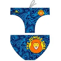 Turbo Jungle King Waterpolo Royal Badeslip