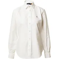 Ralph Lauren für Damen. 211891377003 Schmal geschnittenes Oxford-Hemd weiß (42), Lässig, Baumwolle, Klassisch, Langarm