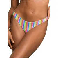 Maaji - Women's Rainbow Stripe Flirt - Bikini-Bottom Gr XS bunt