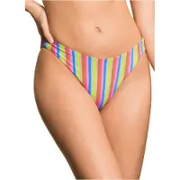 Maaji - Women's Rainbow Stripe Sublimity - Bikini-Bottom Gr XS bunt