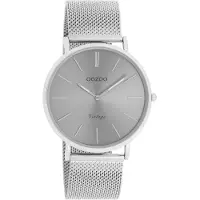 Oozoo - Damenuhr - C9937 - Silber Grau