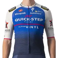 Castelli Quick-Step Alpha Vinyl 2022 Climber's 3.1 Jersey Jersey Belgian Blue/White L