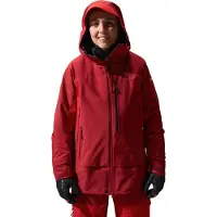 Berghaus Mtn Arete Descend Gtx Jacket, Damen Hardshelljacke, 14 (40), RED DAHLIA/GOJI BERRY,