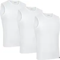 Gripgrab - Ultralight Sleeveless Mesh Baselayer 3-Pack - Funktionsshirt Gr XL grau/weiß