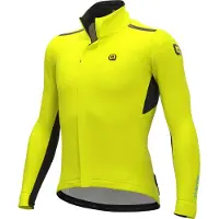 ALÉ Fahrrad-Regenjacke - KLIMATIK K-TORNADO - Schwarz/Gelb XL