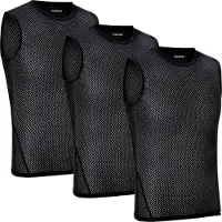 Gripgrab - Ultralight Sleeveless Mesh Baselayer 3-Pack - Funktionsshirt Gr M schwarz
