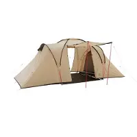 Grand Canyon ATLANTA 4/ Familienzelt für 4 Personen/ zwei seperate Schlafkabinen/ großer Mittelraum mit Stehhöhe/ 2 Eingänge/ Ideal für Familien und Gruppen/ für Camping/ Festival