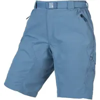 Endura Fahrradhose "HUMMVEE", Damen, Gr. S, N-Gr, blau (blau steel), Obermaterial: 100% Polyamid PA., uni, regular fit, Hosen Fahrradhose, mit vielen Features