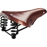 Brooks Flyer Short, Fahrradsattel, Stadt, Frauen, Braun, Einfarbig, Leder