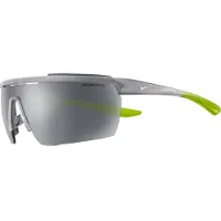 Nike WINDSHIELD ELITE CW4661 (012) – Uni-Sonnenbrille in den Farben mt wolf grey/weiß/silber, Größe 60/13/130