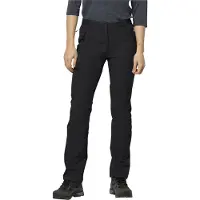 Jack Wolfskin Funktionshose "GEIGELSTEIN PANTS W", Damen, Gr. 34, Normalgrößen, schwarz, Obermaterial: 91% Polyester, 9% sonstige Fasern. Futter: 100% Polyester, Hosen Funktionshose