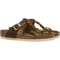 Birkenstock Gizeh Braided 1021355 Zehenstegpantolette, Damen, Leder, Cognac - Produktgruppen Marken Gizeh, Braun, leder (ge&oumllt)
