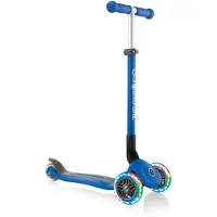 Globber PRIMO FOLDABLE LIGHTS, navy-blau mit Leuchtrollen