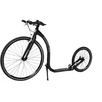 Kickbike Sport max, Schwarz, mit 28 und 20 Zoll Rädern, Aluminiumrahmen, bis 120 kg