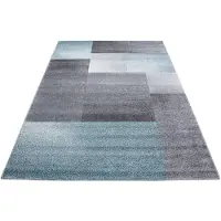 Ayyildiz Teppiche Teppich TEPPICHE "Lucca 1810" Gr. 4, blau, B:160cm H:11mm L:230cm, Kunstfaser, Teppiche, Teppich, moderner Kurzflor, Wohnzimmer, Topseller