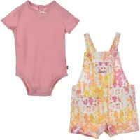 Levi's 2tlg. Outfit in Rosa/ Beige - 68