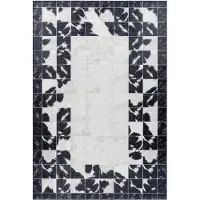 Ayyildiz Teppiche Teppich TEPPICHE "FIESTA 4307, auch als Läufer", schwarz, B:120cm H:6mm L:170cm, Polyester, Teppiche, Teppich, Pflegeleichtes Flachgewebe/ Moderner Fell Look/ Tierfell Optik