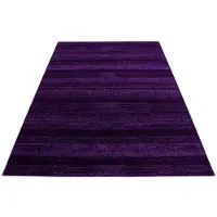 Ayyildiz Teppiche Teppich TEPPICHE "Plus 8000, auch als Läufer erhältlich" Gr. 6, lila, B:200cm H:6mm L:290cm, Kunstfaser, Teppiche, Teppich, Läufer, gestreifter Flachflor, robust, Webteppich, alle Räume