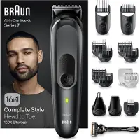 Braun MGK7470, Schwarz, 1 mm, 2,1 cm, Universal, 5 Jahr(e), LED
