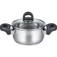 Elo Bratentopf "Turmalin" Edelstahl Ø 16 cm silber
