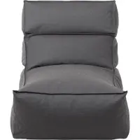 Blomus Lounger L Stay, Loungesessel, Liege, Kunstfaser, Kunststoff, Coal, 80 x 80 x 150 cm, 62039