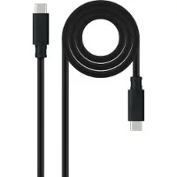 Nanocable 10.01.4100, 0,5 m, USB C, USB C, USB 3.2 Gen 2 (3.1 Gen 2), 10 Gbit/s, Schwarz