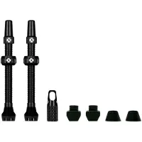 Muc-Off Tubeless Ventile Presta 44 mm schwarz, Anti-Leck Fahrradventile mit