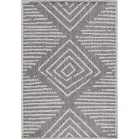 SchönesWohnen24 Outdoor Teppich ARUBA Grau 140 x 200 cm
