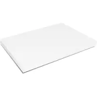 Kesper Kunststoff-Schneidebrett, Gastro-Norm 1/2 30141 , Farbe: weiß - Universell