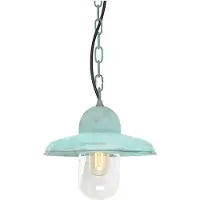 Elstead Lighting Elstead Somerton Außen-Hängeleuchte E27 Grünspan IP44