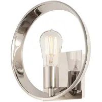 QUOIZEL Elstead Theater Row Wandleuchte E27 Imperial Silber