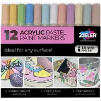 Zieler Paint Markers Pastel Fine Marker