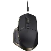 Logitech MX Master Wireless Mouse, rechts, Laser, RF Wireless + Bluetooth, 1000 DPI, Schwarz, Bronze