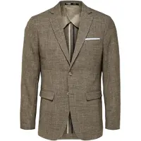 Selected Herren Sakkos Slhslim-oasis Linen Blz Noos - Taupe - Größe 56