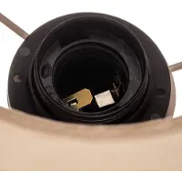 Argon Wandleuchte Polo, beige/messing dunkel