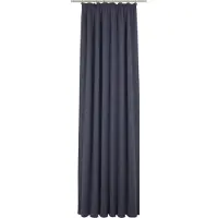 Adam Audio Vorhang ADAM "Uni Collection" Gr. 1, blau (dunkelblau), B:145cm H:145cm, Baumwolle (Bio-Baumwolle), Gardinen, Vorhang, aus 100% Bio-Baumwolle, Vorhang nach Wunschmaß