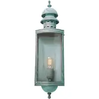Elstead Lighting Elstead Downing Street Außen-Wandleuchte E27 Grünspan IP44