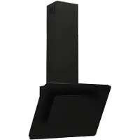 vidaXL Dunstabzugshaube 60 cm Edelstahl und Hartglas Schwarz