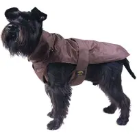 Fashion Dog Hundemantel mit Kunstpelz-Futter - Braun - 70 cm